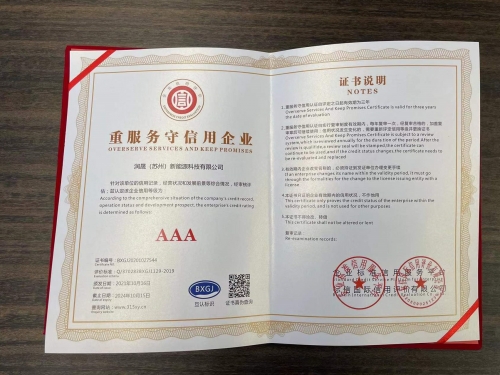 重服務守信用企業