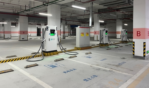 新站來啦，常熟寶鴻商業廣場充電站